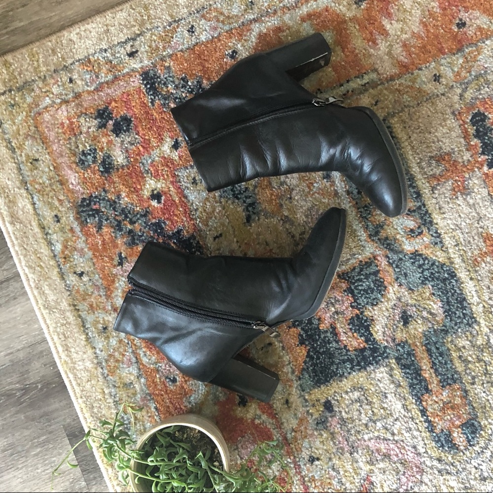 Roots | Heeled Leather Boots